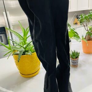 Steve Madden Black Suede Boots